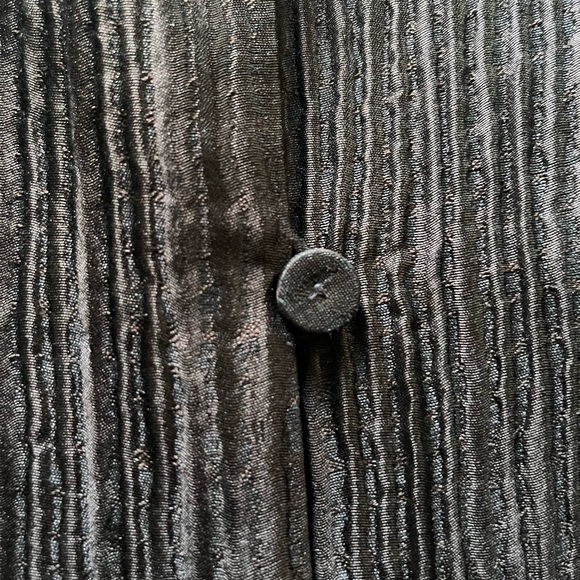 Eileen Fisher Brown Textured Silk Duster Jacket Size XL - Picture 5 of 10